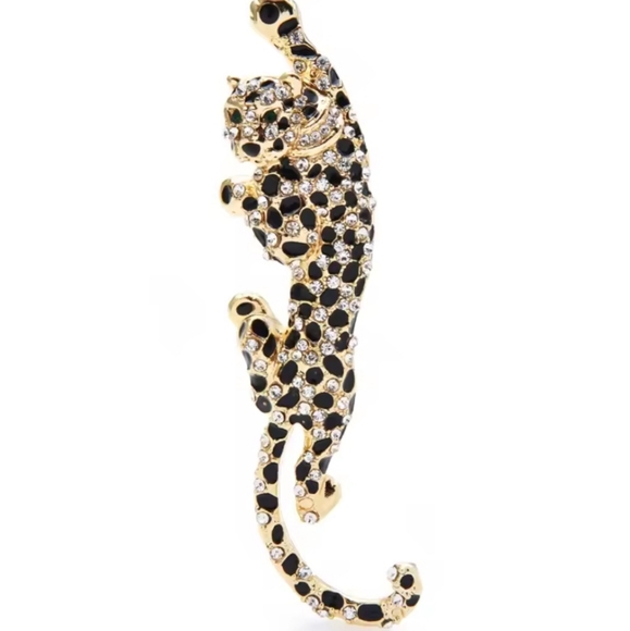 Elegant Leopard Brooch - Picture 1 of 2